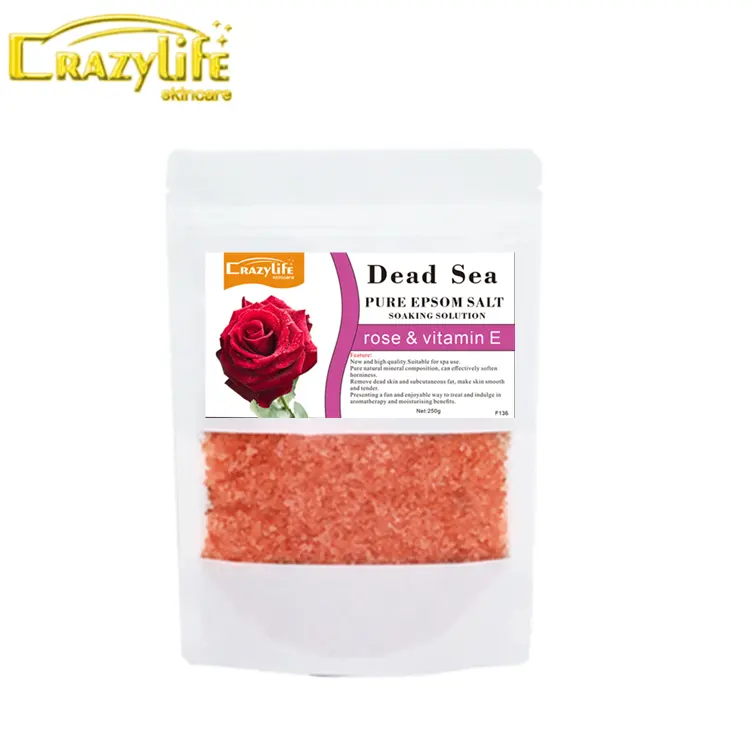 Crazylife Crystal Rose Zout Zand Badzout Benodigdheden Zweet Stoombad Materiaal