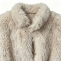 Manteau en fourrure pour femme, manteaux en fourrure véritable, vestes d'hiver pour femmes, vêtements de créateur pour femmes