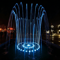 Fuente Musical Decorativa de Acero Inoxidable para Villas y Parques Públicos, Personalizable al por Mayor
