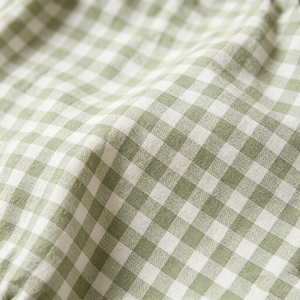Romper a Cuadros Verde para Bebés Niñas, Sin Mangas, de Algodón, con Detalle de Lazo, Body de Verano para Bebés y Niñas Pequeñas, Cuello Cuadrado, Cierre de Botones - Product Image 5