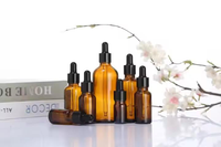 Flacons d'échantillons de parfum haut de gamme, flacons compte-gouttes en verre pour cosmétiques, compte-gouttes pour huiles essentielles pour emballage cosmétique