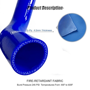 EPMAN Silicone Intercoole Turbo tubo di aspirazione radiatore per <span class=keywords><strong>Peugeot</strong></span> <span class=keywords><strong>206</strong></span> 1.6/2.0 per <span class=keywords><strong>Peugeot</strong></span> <span class=keywords><strong>206</strong></span> 1.4 - Product Image 2