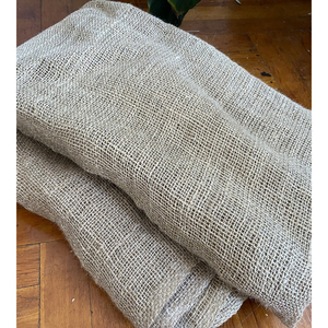 Tissu en toile de jute naturelle respirante, tissé, pour sacs de jardin, emballage agricole et artisanat - Product Image 3