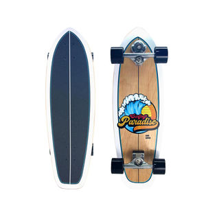 Land Surfing Retro <span class=keywords><strong>Skateboard</strong></span> 31 pouces 8ply Planche à roulettes en bois d'érable CN du nord-est avec roue en PU - Product Image 1