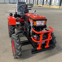 Envío Gratis, Mini Tractores Baratos de 8hp, 15hp, 20hp, 25hp, Tractor de Cuatro Ruedas con Accesorios en Venta