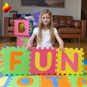 Tappetino <span class=keywords><strong>Alfabeto</strong></span> per Bambini in EVA, Tappeto Numeri e Lettere ABC per Soggiorno, Puzzle in Gomma, Tappetino Gioco in Schiuma Componibile - Product Image 6