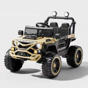 Çocuk Elektrikli Arabaları Çocuklar İçin Elektrikli Arazi Aracı Oyuncak Araba 2 Kişilik 12V Akülü Erkek Çocuk Oyuncağı Uzaktan Kumandalı Oyuncak Çok Satan TikTok - Product Image 3
