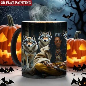 Premium <b>Ceramic</b> Mug 11oz Frosted Black Heat Color Changing Magic Sublimation <b>Cup</b> - Product Image 6