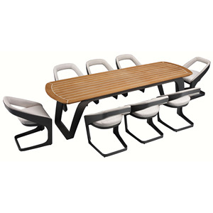 Juego de Comedor para Exterior HIGOLD Onda Teak para 8 Personas - Product Image 4