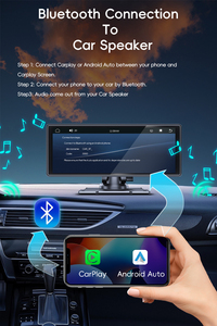 Moniteur de voiture intelligent universel IPS Android Auto portable 10,26 pouces avec écran CarPlay sans fil - Product Image 3