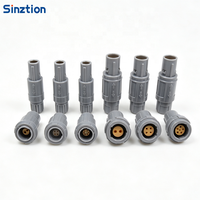 Conector Sinztion PAG Medical Serie 1P P |   Conectores Personalizables de Aviación, Multiconductores, de Plástico, Autoblocantes, Tipo Push-Pull