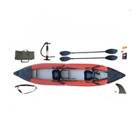Nouvelle Arrivée 3-4 Personne résistant à L'eau hors-bord gonflable épaissie bas de pêche Kayak Canoë Bateau pour l'extérieur