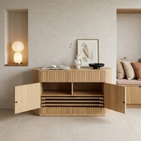 Ensemble de table à manger extensible convertible ronde à ovale moderne, 8 places, design gain de place pour petite maison, cuisine intérieure