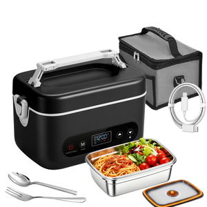 1300ml 4000mAh * 6 USB Rechargeable Battery Power Lunch Box Leak Proof Charging Lunch Box Cordless Electric Lunch Box - Product Image 1