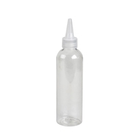 Bouteille Boston en PET de 100 ml (3,3 oz) avec bouchon à embout, sérigraphiée, pour cosmétiques, huiles capillaires, nettoyants visage et parfums - Vente en gros