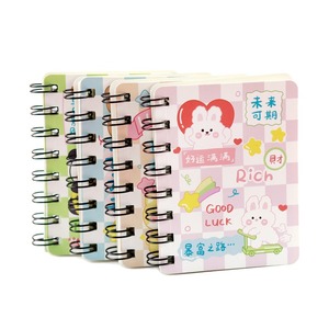 Cartoon Mini A7 Coil Notebook simpatici animali per studenti accessori per la scuola carta di indirizzo perfetta cancelleria per il ritorno a scuola per - Product Image 1