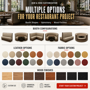 Morden Commercial Square Marble Restaurant Table And Chair Coffee Shop Dark Green Corner Booth Seating Set For One-stop Design - Product Image 6