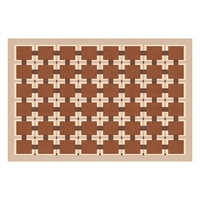 Tapis moderne à boucles bouclées, tapis géométrique uni pour le salon, la chambre à coucher, décoration