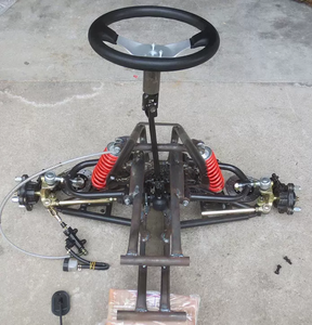 Suspensión Delantera para Karting Todoterreno con Mecanismo <span class=keywords><strong>de</strong></span> Dirección, Piezas <span class=keywords><strong>de</strong></span> Repuesto para ATV y Go Kart - Product Image 1