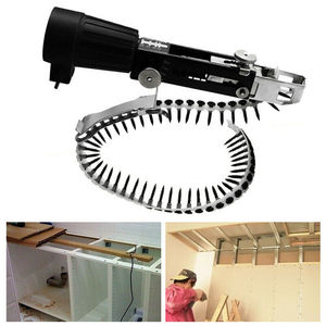 Cabezal de pistola atornilladora de cadena con alimentación automática de clavos para decoración de carpintería, tablero de yeso y remaches autorroscantes - Product Image 3