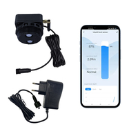 Sensor de Nivel de Líquido Ultrasónico TLC2502 Wifi 2.4GHz, Dispositivo Inteligente Tuya, Monitor de Nivel de Tanque de Agua de 3M