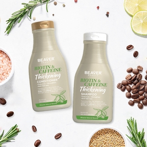 Champú y Acondicionador BEAVER de Marca Privada a Base de Hierbas con Biotina para Engrosar y Clarificar el Cabello, Sin Sulfatos, para el Crecimiento del Cabello - Product Image 5