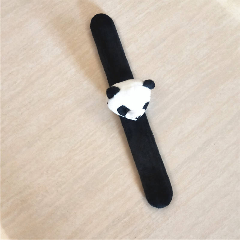 Tschick Panda Headband Headwear Hair Clip Cute Pins Brooch Headdress Lovely Girls Stuffed Animal Soft Plush Decoration Hairband