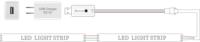 SP620E Mini contrôleur USB BT Music RGB APP 600 Pixels avec télécommande IR 21 touches pour bande lumineuse LED adressable DC5V