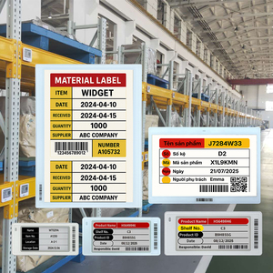 Nouveautés Étiquettes d'étagères sans fil électroniques chinoises Système ESL pour le stockage en entrepôt Étiquette E-Ink Epd Applications industrielles - Product Image 1