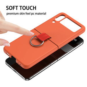 เคสโทรศัพท์หรูหราทนทานสำหรับ Samsung <span class=keywords><strong>Z</strong></span> <span class=keywords><strong>Flip</strong></span> 6 5 4 <span class=keywords><strong>3</strong></span> แบบพับ<span class=keywords><strong>ได้</strong></span> พร้อมห่วงคล้องนิ้ว ดีไซน์ทันสมัย ป้องกันแรงกระแทก - Product Image 4