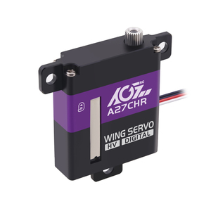 AGFRC A27CHR Engranaje Metálico 10.2KG Alto Torque 8.4V HV 0.10s Alta Velocidad 10mm Digital Programable Slim Wing CLS para Avión RC y Coche - Product Image 6