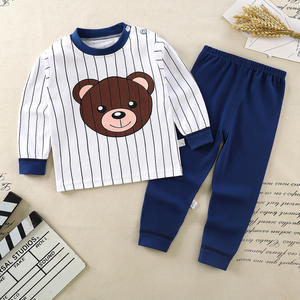 <span class=keywords><strong>Pyjama</strong></span> d'hiver tricoté manches longues décontracté Cartoon Pyjamas pour bébés enfants filles Pyjamas pour enfants - Product Image 6