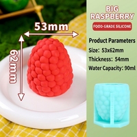 Molde de Silicona Industrial 3D para Mousse de Fresa, Fácil Desmoldeo, Grado Alimenticio, con Caja, Logotipo Personalizado, para Helados y Paletas de Alto Rendimiento, OEM