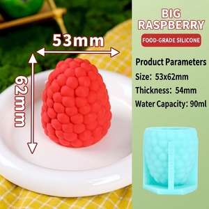 <span class=keywords><strong>Moule</strong></span> en <span class=keywords><strong>silicone</strong></span> industriel 3D pour mousse <span class=keywords><strong>de</strong></span> fraise, facile à démouler, qualité alimentaire, avec boîte, logo personnalisé, pour glaces et bâtonnets à haute production, OEM - Product Image 2