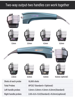 Alat Kecantikan Spa Clinic Dual Handle Ultra Equipment 12D Max HIIFU untuk Pengencangan Wajah dan Pembentukan Tubuh