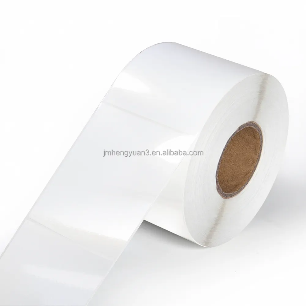 Etiqueta adhesiva de PP de inyección de tinta brillante, etiqueta en blanco, papel adhesivo de polipropileno, etiqueta de PP de envío 4x6 para impresora de inyección de tinta