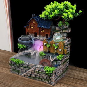 Fish Tank paysage jardin bûches faire vieille maison rocaille eau ameublement décoration de la maison cadeaux - Product Image 6