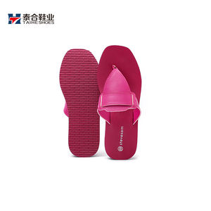 Sandal Wanita Wedges 2022 Kualitas Tinggi Sandal Jepit Karet Tebal Wanita, Pabrik Cina Sandal Jepit Kustom Grosir - Product Image 3
