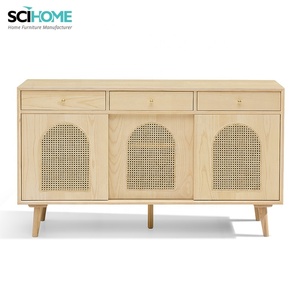 SCIHOME Modern Design Rattan TV Cabinet