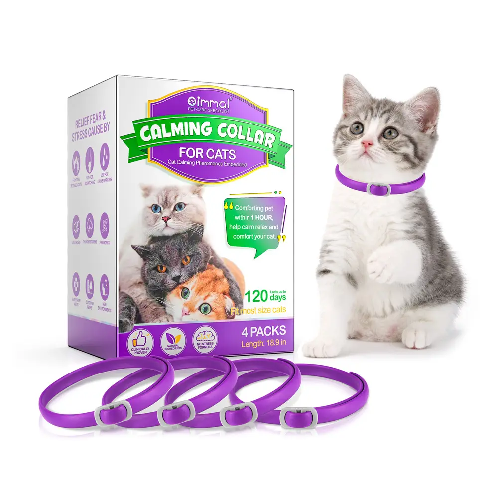 4 paket verimli anksiyete stres rahatlatmak Coleira Para Gatos Collier calcaldökün sohbet kedi sakinleştirici feromon yaka kediler için