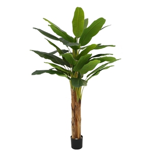 Bonsai Artificiale Rosa, Piante <span class=keywords><strong>per</strong></span> Casa e <span class=keywords><strong>Ufficio</strong></span>, Albero di Banano Finto Colorato 6 Piedi, Colore Personalizzabile - Product Image 4