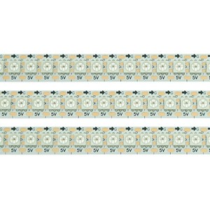 Fita LED RGB 16Bit HD108 144LEDs/m Alta Precisão de Cores 5V 44W/m 12mm PCB Branca para Estúdio de Fotografia Profissional - Product Image 1