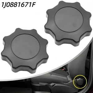 1J0881671F 2 Pezzi Manopola di Regolazione Sedile Anteriore Nera per VW Beetle Bora Golf <span class=keywords><strong>Passat</strong></span> B5 Jetta MK4, Parti Interne Auto - Product Image 1