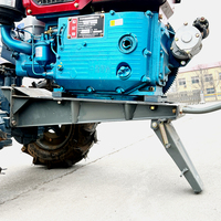 Mesin Pertanian pabrik peralatan Diesel Cultivator 18hp traktor berjalan pertanian Mini traktor taman pertanian