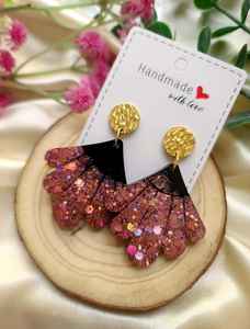 Pendientes de Resina Hechos a Mano, Diseño Ligero y Elegante, Perfectos para Uso Diario, Fiestas, Atuendos Casuales y Accesorios de Moda - Product Image 5