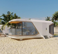Maison conteneur en acier moderne et mobile de luxe ZhongHao, style capsule spatiale préfabriquée, hôtel capsule préfabriqué personnalisé