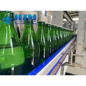 Glass bottle 500ml Carbonated Drink Beer Sparking Water Wine Filling Liquid Packing Machine