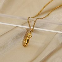 Nouveau collier pendentif en laiton plaqué or 18 carats, rempli de matériau solide, chaîne à maillons unisexe pour femmes et hommes, bijoux de fête