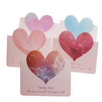 Carte de vœux romantique en forme de cœur scintillant pour la fête des mères, la Saint-Valentin, les fêtes, les mariages