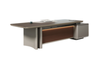 Bureau de direction série Zhiyin 2400x2000x763 ZY-03, mobilier de bureau moderne, OEM/ODM, dimensions, couleur et logo personnalisables